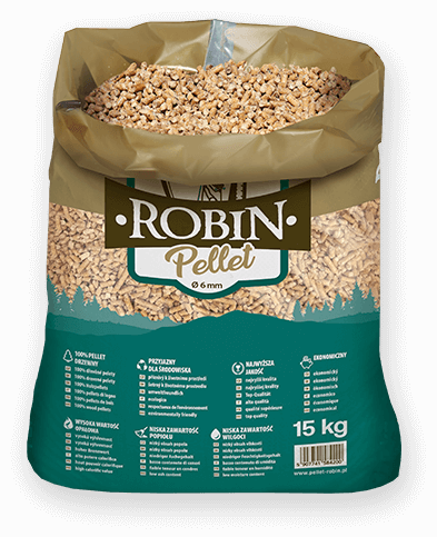 worek pelletu opałowego Robin do kupienia w Pszczynie lub sklepie internetowym